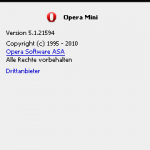 Opera 5.1 auf Windows Mobile - Info