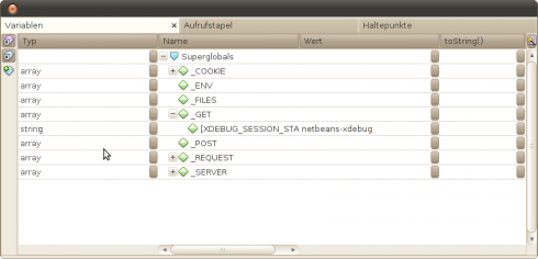 Netbeans-Debugger-Fenster